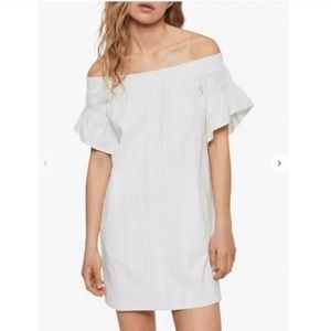 Never worn!! All Saints Adela Adi Off Shoulder Dress (White)